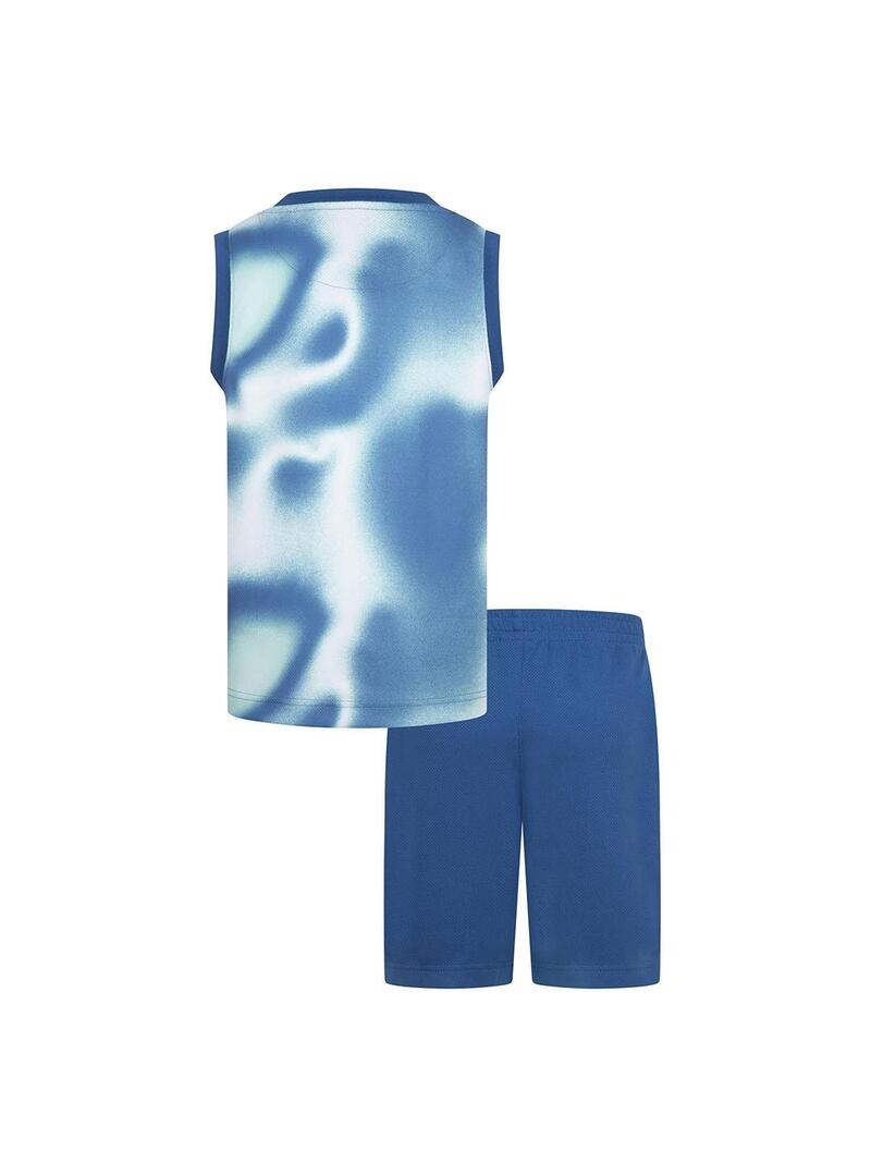 Conjunto Niño Jordan 23 Aop Azul