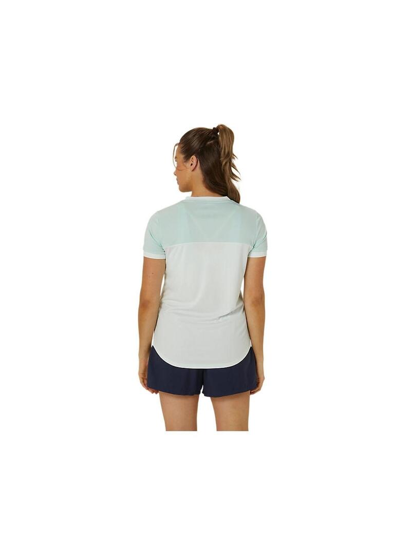 Camiseta Mujer Asics Court SS Verde