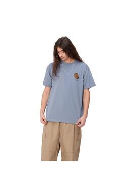 Camiseta Hombre Carhartt WIP Diagram Azul