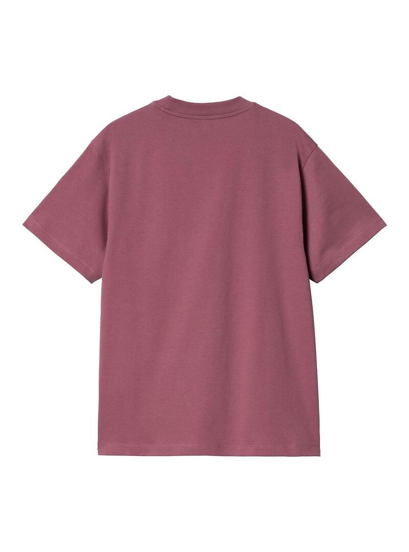 Camiseta Mujer Cahartt WIP Pocket Granate