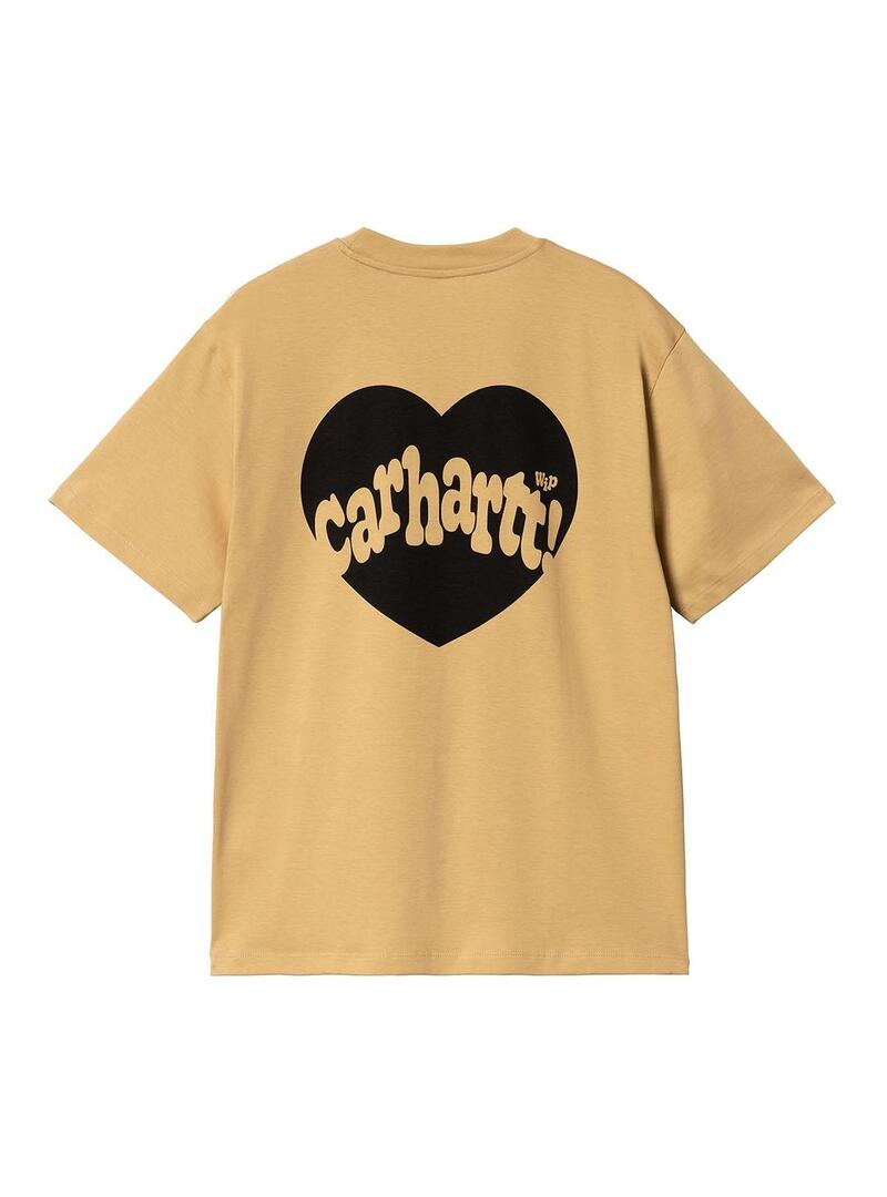 Camiseta Mujer Carhartt WIP Amour Marron