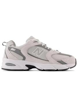 Zapatilla Unisex New Balance 530 Blanco Gris