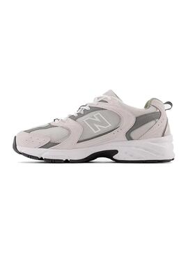 Zapatilla Unisex New Balance 530 Blanco Gris