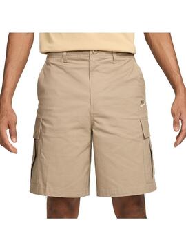Bermuda Hombre Nike Club Cargo Marron