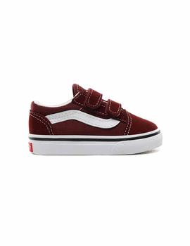 Zapatilla Baby Vans Old Skool V Granate