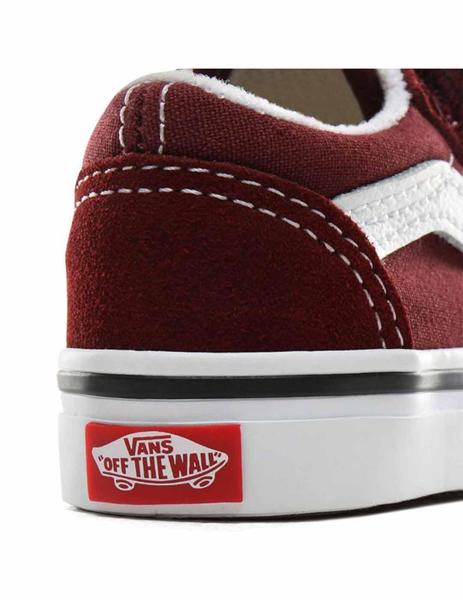 inicial Afirmar Democracia Zapatilla Baby Vans Old Skool V Granate