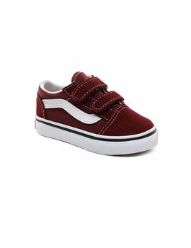 Zapatilla Baby Vans Old Skool V Granate