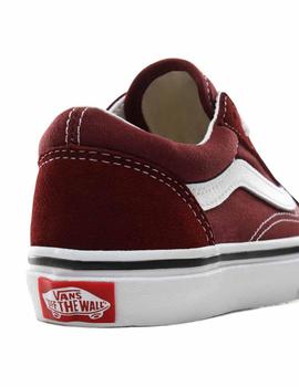 Zapatilla Junior Vans Old Skool Granate