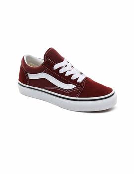 Zapatilla Junior Vans Old Skool Granate