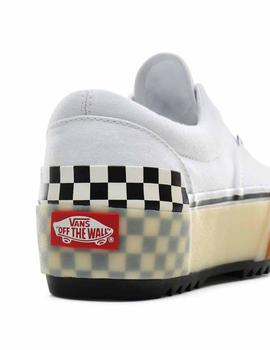 Zapatilla Mujer Vans Era Stacked Plataforma Blanca