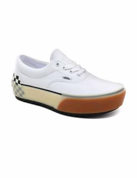 Zapatilla Mujer Vans Era Stacked Plataforma Blanca