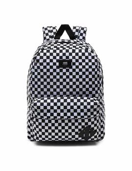 Mochila Unisex Vans Cuadros Blanco/Negro