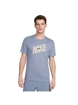 Camiseta Hombre Nike Hbr Azul