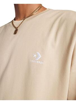 Camiseta Unisex Converse Star Chevron Beige