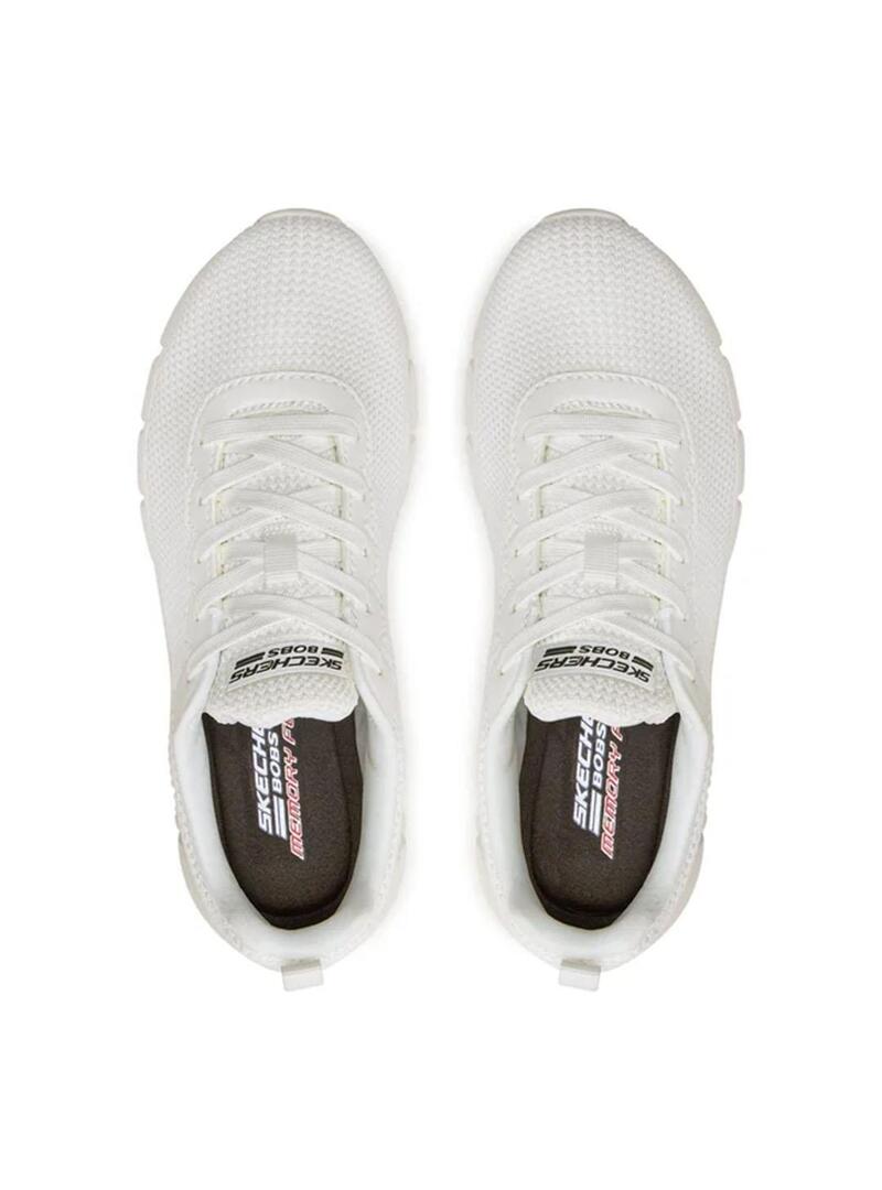 Zapatilla Mujer Skechers Bobs B Flex Blanco