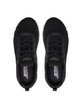 Zapatilla Mujer Skechers Bobs B Flex Negro