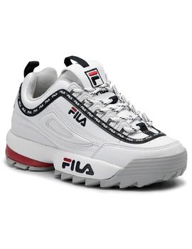 Zapatilla Fila Disruptor Logo Low Blanca