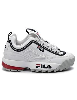Zapatilla Fila Disruptor Logo Low Blanca