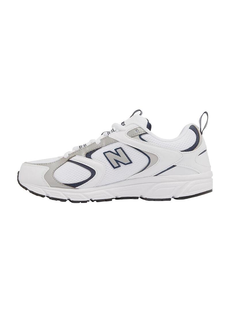 Zapatilla Unisex New Balance 408 Blanco Azul Gris