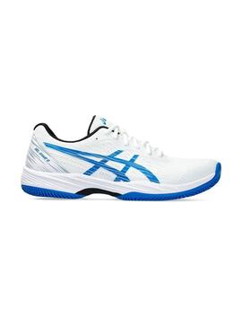 Zapatilla Pádel Hombre Asics Gel Game 9  Blanca Azul