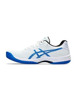 Zapatilla Pádel Hombre Asics Gel Game 9  Blanca Azul