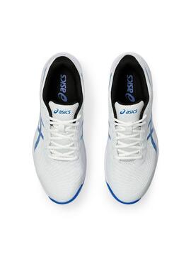 Zapatilla Pádel Hombre Asics Gel Game 9  Blanca Azul