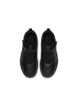 Zapatillas Niño Nike Court Borough Low Negro