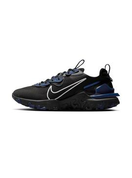 Zapatilla Hombre Nike React Vision Negra Azul