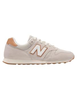 Zapatilla Hombre New Balance 373 Beige / Blanco / Marrón