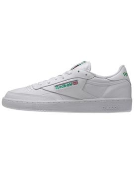 Zapatilla Hombre Reebok Club C 85 Blanca Verde