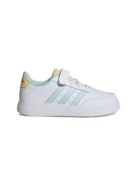 Zapatilla Niño/a adidas Breaknet Blanca Verde