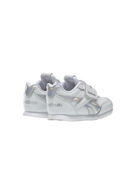 Zapatilla Niño Reebok Royal Cljog blanco plata