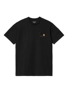 Camiseta Hombre Carhartt WIP American Negra