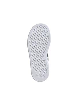 Zapatilla Niño/a adidas Grand Court Blanca Negra