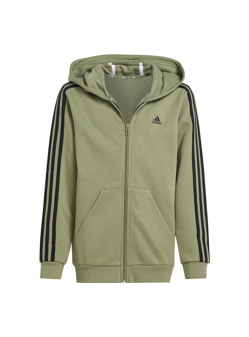 Sudadera Nino adidas 3S Hood Verde