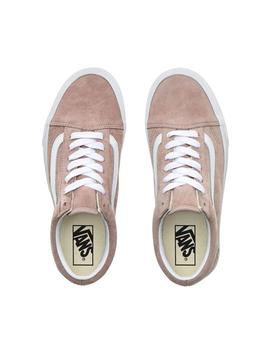 Zapatilla Chica Vans Old Skool Beige