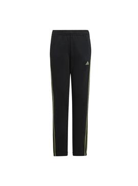 Pantalon Niño/a adidas 3S Fl Negro Verde