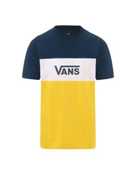 Camiseta Hombre Vans Retro Active Azul Amarilo