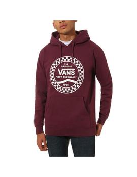 Sudadera Hombre Vans Checkered Granate