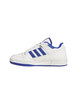 Zapatilla Niño adidas Forum Low Blanco Azul