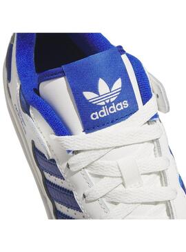 Zapatilla Niño adidas Forum Low Blanco Azul