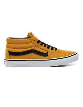 Zapatilla Hombre Vans Sk8-Mid Mostaza-Negro