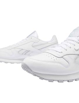 Zapatilla Hombre Reebok Classic Leather Mu Blanca