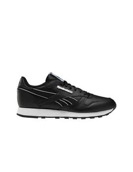 Zapatilla Hombre Reebok CL Leather MU Negra