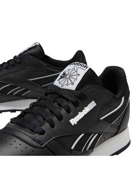 Zapatilla Hombre Reebok CL Leather MU Negra