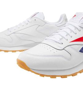 Zapatilla Hombre Reebok Classic Leather Mu Blanca