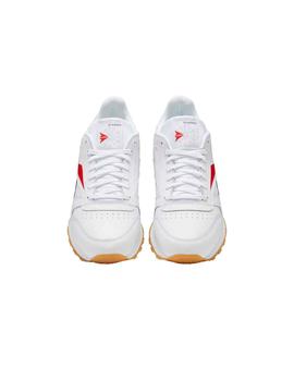 Zapatilla Hombre Reebok Classic Leather Mu Blanca