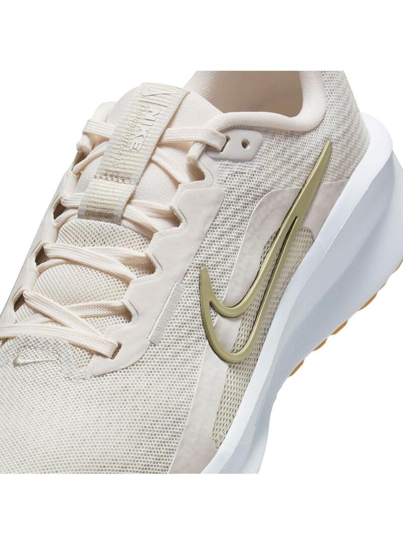 Zapatilla Mujer Nike Downshifter 13 Beige Dorada