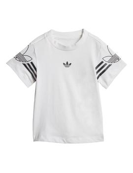 Conjunto Baby adidas Blanco negro