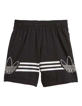 Conjunto Baby adidas Blanco negro